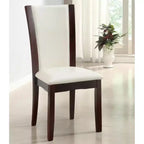 Lot de 2 chaises d'appoint rembourrées en similicuir Simple Relax