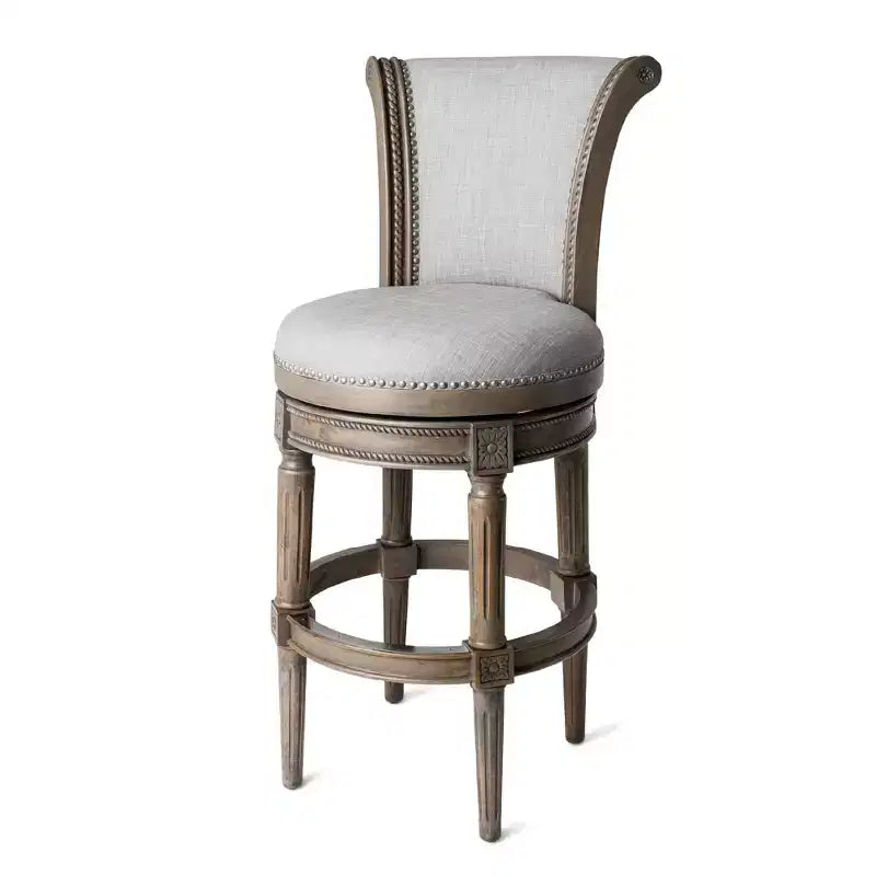 Tabourets de bar pivotants Maven Lane Pullman en tissu
