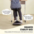 Chaise Oscillante VEVOR, Hauteur Réglable (15.7-21.7), Chaise Active, Tabouret Oscillante Flexible en PVC+ABS Améliore la Concentration, Âge 12-18 Ans, Noir
