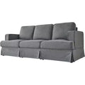 AMERLIFE Modern Slipcovered Sofa- Comfy Couch for Living Room