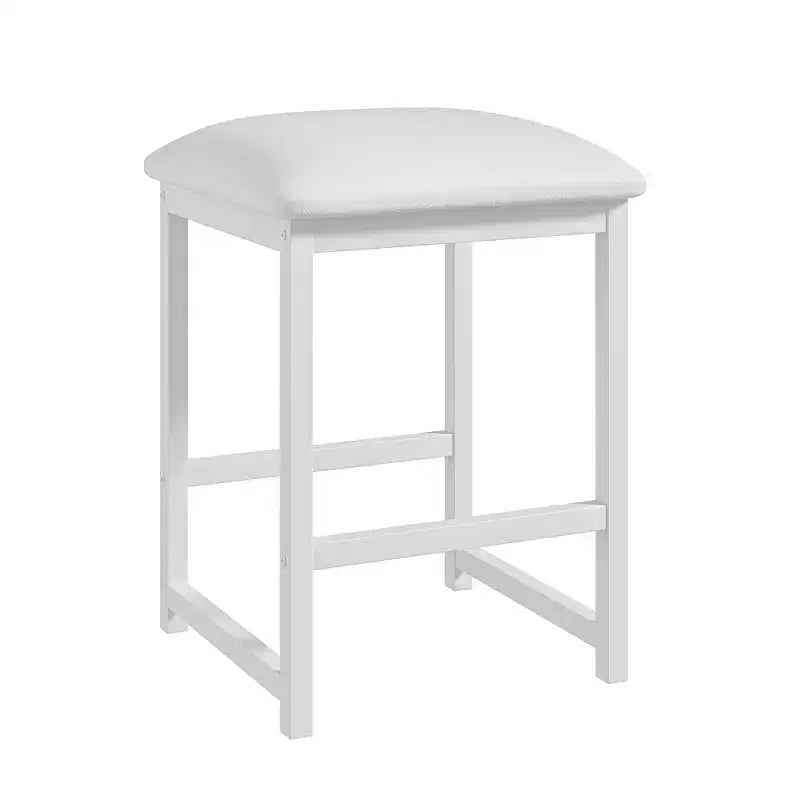 Ensemble Table et Chaises de Cuisine VECELO pour 4, Ensemble Salle à Manger avec Chaises/Tabourets en PU, Cadre Robuste pour Petits Espaces, Marron/Noir