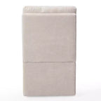 Chaises de salle à manger sans accoudoirs WestinTrends Soho Modern en chenille rembourrée avec roulettes (lot de 2), Taupe