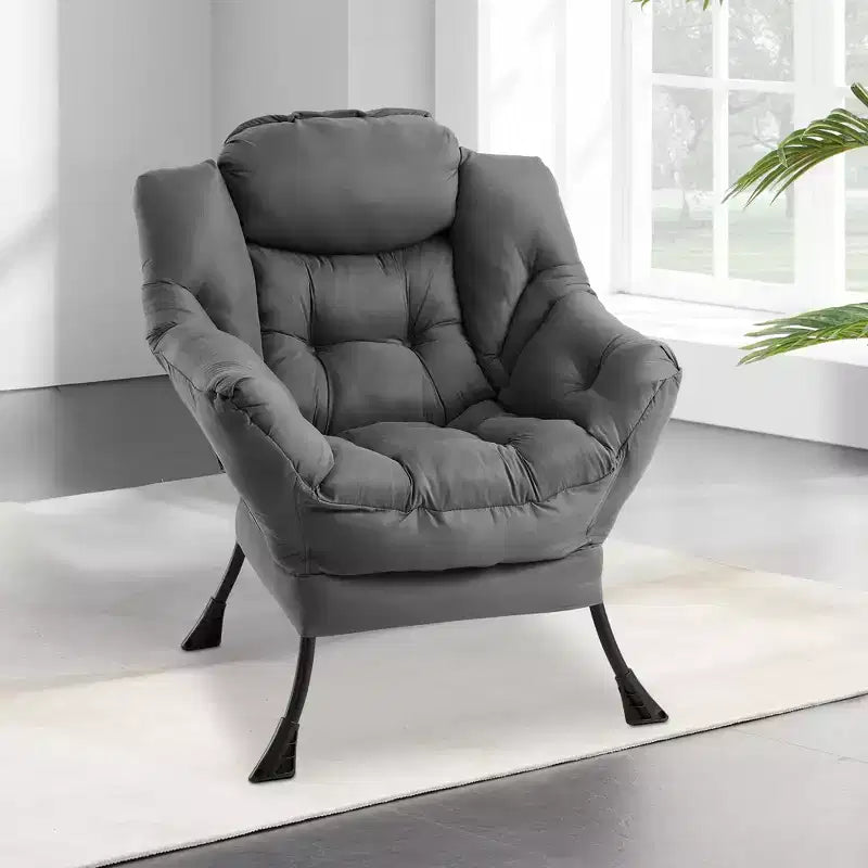 Fauteuil inclinable avec Ottomane, Fauteuil Inclinable Confortable et Moderne avec Poche Latérale, Repose-pieds Pliant