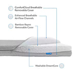Matelas de mini-lit de bébé Organic Dream ComfortCloud rose
