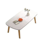 Table basse pliante, 80x50cm, table basse pliable, bureaux pliants en bois pour petits espaces, idéale pour l'étude, la maison, le bureau, la chambre, le salon de thé