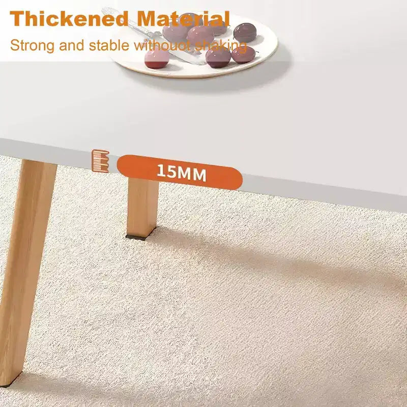 Table basse pliante, 80x50cm, table basse pliable, bureaux pliants en bois pour petits espaces, idéale pour l'étude, la maison, le bureau, la chambre, le salon de thé