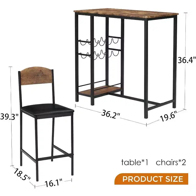 Lot de tabourets de bar, tabourets de bar rembourrés avec pieds en métal, repose-pieds et dossier, assise en PU, chaises hauteur cuisine