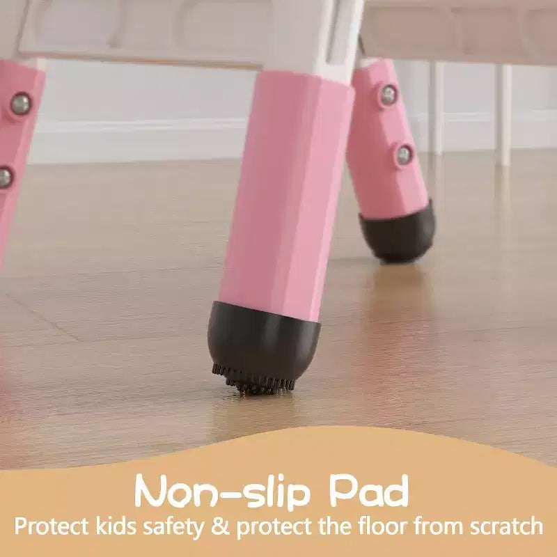 Acekool Chaise Enfant Réglable en Hauteur sur 3 Niveaux, Lot de 2, pour 2 à 6 Ans avec Pieds Antidérapants et Dossier Ergonomique