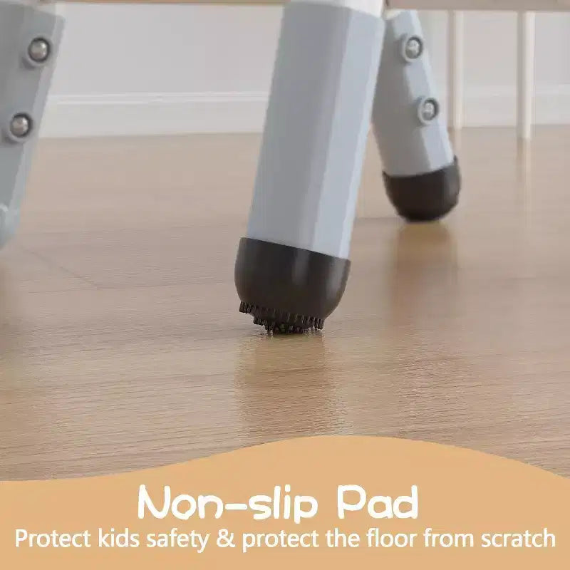 Acekool Chaise Enfant Réglable en Hauteur sur 3 Niveaux, Lot de 2, pour 2 à 6 Ans avec Pieds Antidérapants et Dossier Ergonomique