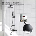Niche de douche en acier inoxydable, organiseur mural de salle de bain encastré 304 pour douche