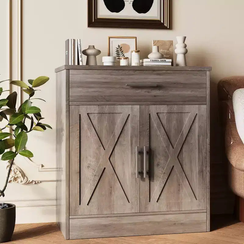 Meuble de rangement de cuisine Celebalcony avec portes, étagères et tiroirs, buffet de bar à café pour salle à manger, salon