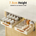Organisateur coulissant de meuble sous évier, étagères coulissantes en acier inoxydable, égouttoir, tiroirs coulissants pour armoires de cuisine, salle de bain et cellier