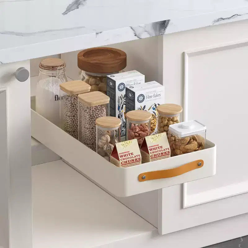 Organisateur coulissant de meuble sous évier, étagères coulissantes en acier inoxydable, égouttoir, tiroirs coulissants pour armoires de cuisine, salle de bain et cellier