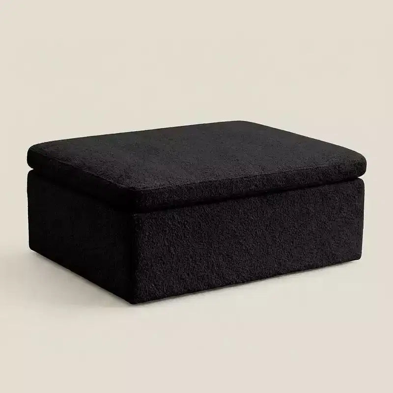 COZONY 140 Canapé modulable Cloud avec ottoman, mousse à mémoire de forme haute densité et tissu chenille, design en U avec double méridienne