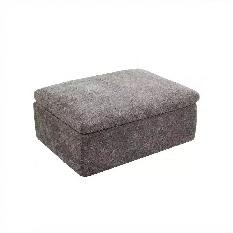 COZONY 140 Canapé modulable Cloud avec ottoman, mousse à mémoire de forme haute densité et tissu chenille, design en U avec double méridienne