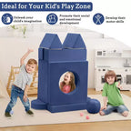 Canapé de jeu modulaire 12 pièces pour enfants, canapé sectionnel créatif pour salle de jeux et chambre à coucher, canapé pour tout-petits pour dormir, lire et jouer imaginatif