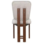Ensemble table à manger extensible en bois avec banc, ensemble de table de cuisine 6 pièces avec rallonge amovible et 4 chaises de salle à manger rembourrées, beige, expresso