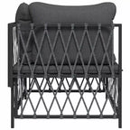 vidaXL Salon de jardin en acacia massif et polyester Naturel