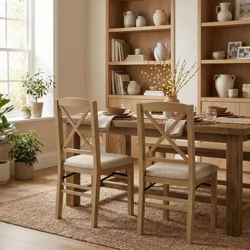 FurnitureR Lot de 2 chaises pliantes de salle à manger avec assise rembourrée, chaises pliantes pour cuisine, salle à manger, petit espace, chaises d'appoint peu encombrantes