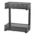 Under Sink Organizer 2 Tier, Pull Out Drawer Metal Cabinet Organizer, Storage for Kitchen/Bathroom/Closet