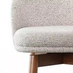 Ensemble de 2 tabourets de comptoir pivotants modernes avec siège rembourré, chaises d'îlot de cuisine ou de bar à domicile rotatives à 360° avec pieds en bois massif-Panipeachy