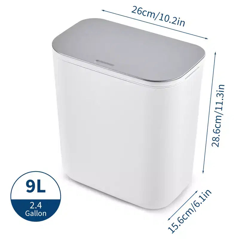Poubelle suspendue avec couvercle, poubelle de compostage de cuisine sous évier, à monter sur porte d'armoire ou à fixation adhésive, récipient à déchets alimentaires en PP avec couvercle en acier inoxydable