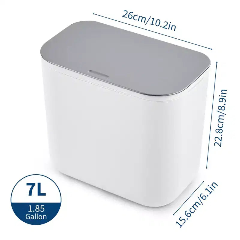 Poubelle suspendue avec couvercle, poubelle de compostage de cuisine sous évier, à monter sur porte d'armoire ou à fixation adhésive, récipient à déchets alimentaires en PP avec couvercle en acier inoxydable