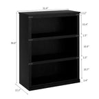 Étagère de ferme à 3/5 niveaux, étagère à livres avec rangement, étagères d'affichage en bois robustes pour bureau à domicile