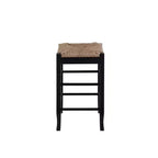Tabouret de bar hauteur comptoir en bois dur à assise Rush - Boraam