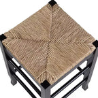 Tabouret de bar hauteur comptoir en bois dur à assise Rush - Boraam