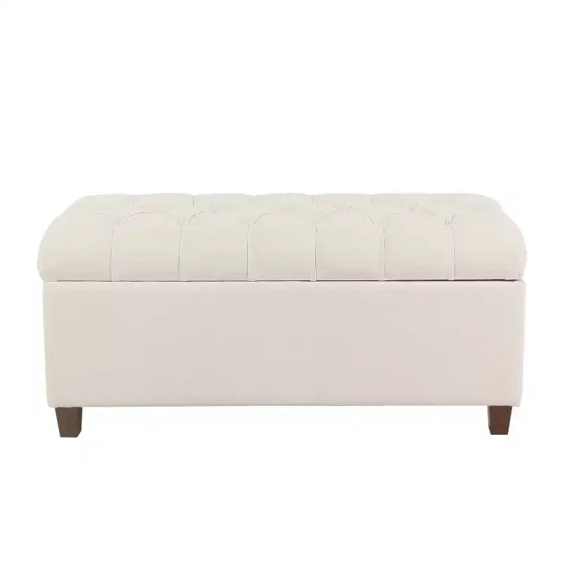 Banc de rangement capitonné Ainsley – HomePop
