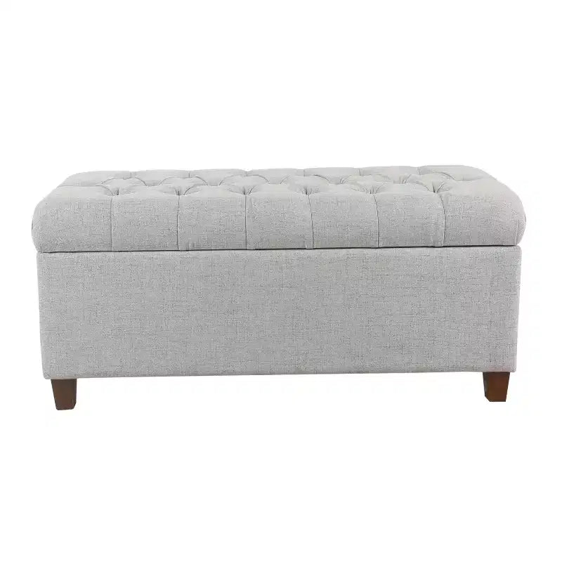 Banc de rangement capitonné Ainsley – HomePop