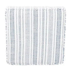 Pouf de rangement carré Cole Classics avec couvercle amovible - HomePop