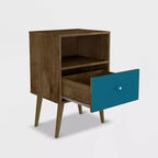 Table de chevet moderne du milieu du siècle Liberty 1.0 - Manhattan Comfort