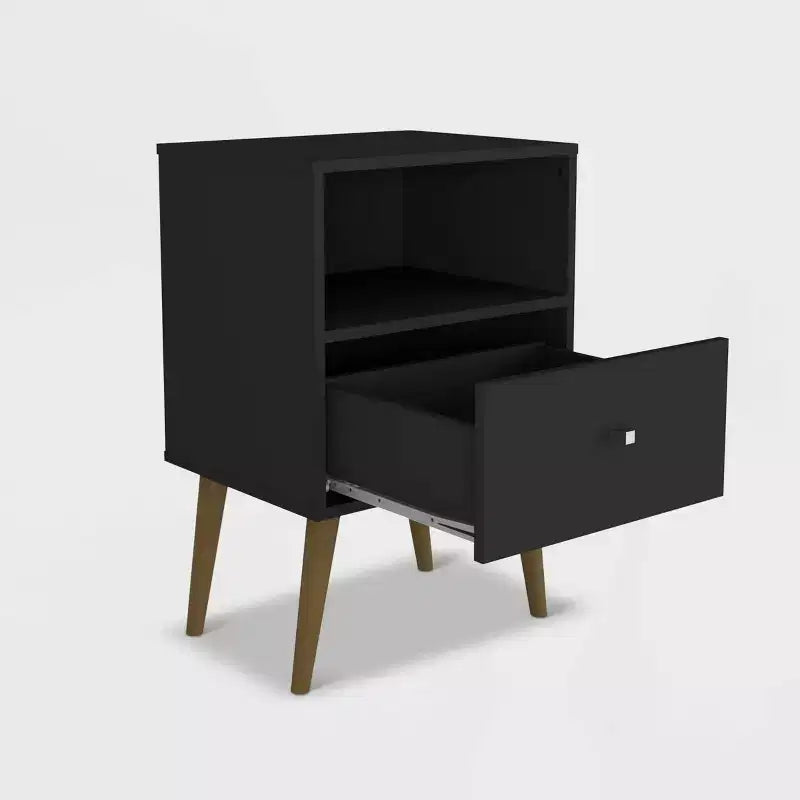 Table de chevet moderne du milieu du siècle Liberty 1.0 - Manhattan Comfort