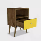 Table de chevet moderne du milieu du siècle Liberty 1.0 - Manhattan Comfort