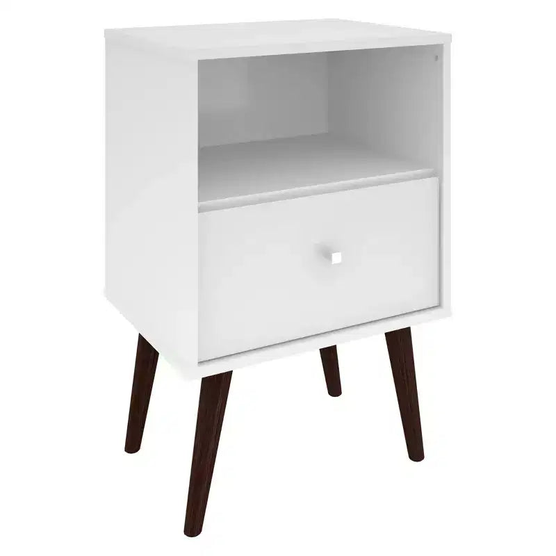 Table de chevet moderne du milieu du siècle Liberty 1.0 - Manhattan Comfort