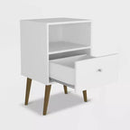 Table de chevet moderne du milieu du siècle Liberty 1.0 - Manhattan Comfort