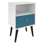 Table de chevet moderne du milieu du siècle Liberty 1.0 - Manhattan Comfort