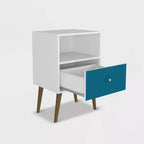 Table de chevet moderne du milieu du siècle Liberty 1.0 - Manhattan Comfort