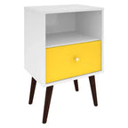 Table de chevet moderne du milieu du siècle Liberty 1.0 - Manhattan Comfort