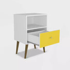 Table de chevet moderne du milieu du siècle Liberty 1.0 - Manhattan Comfort
