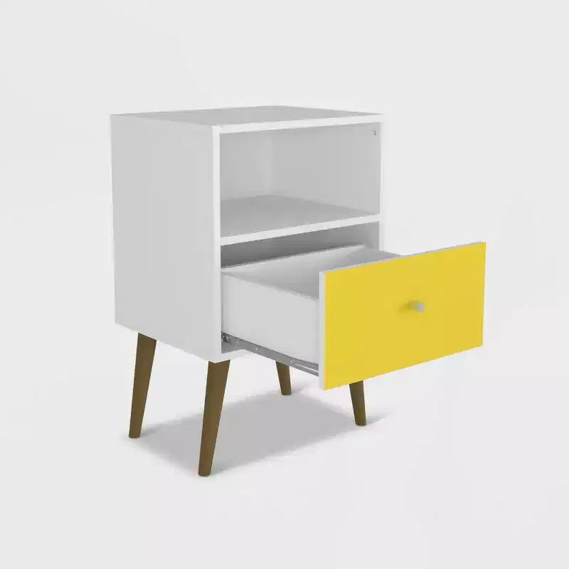 Table de chevet moderne du milieu du siècle Liberty 1.0 - Manhattan Comfort